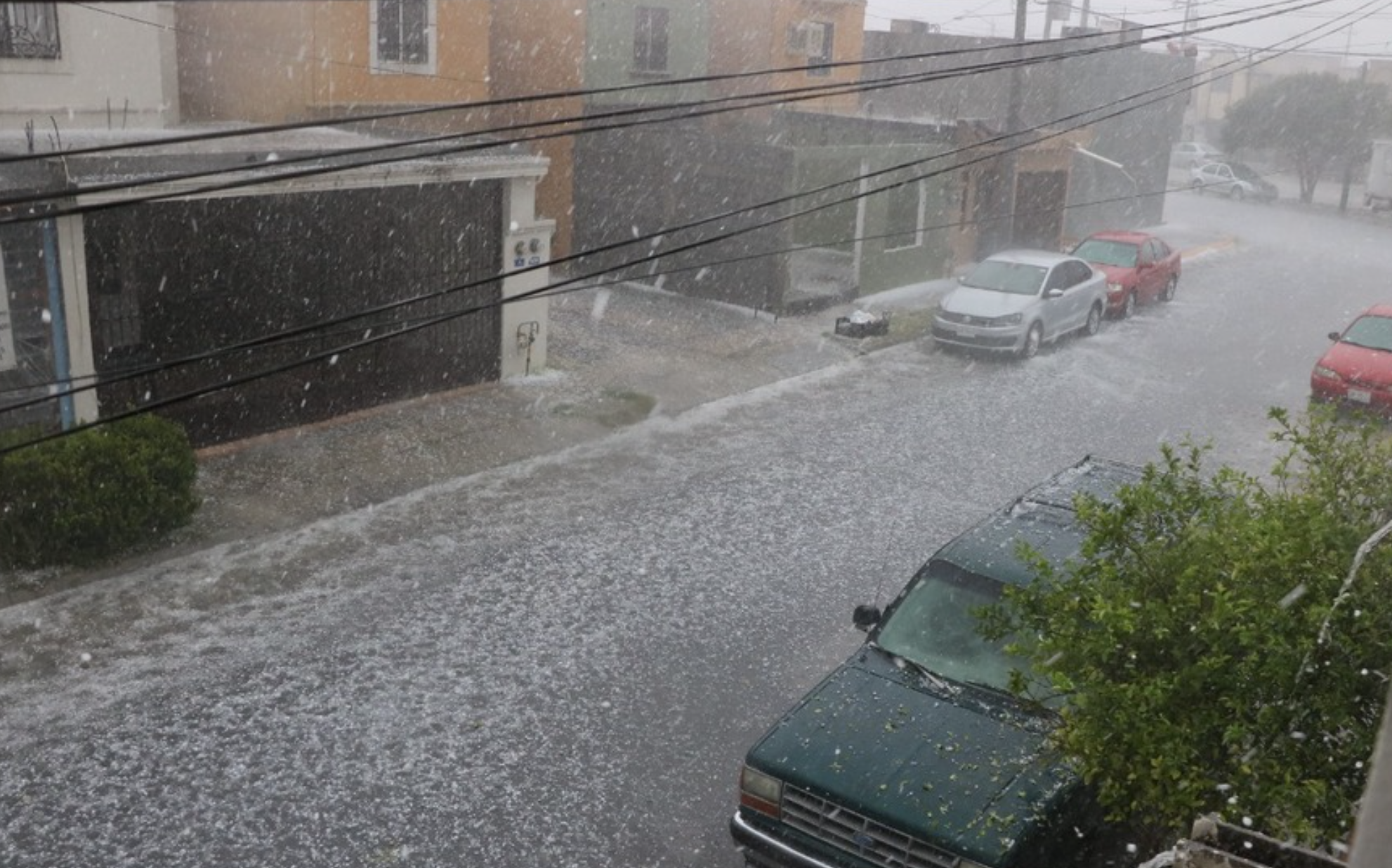 Lluvias y granizo impactan a Nuevo León